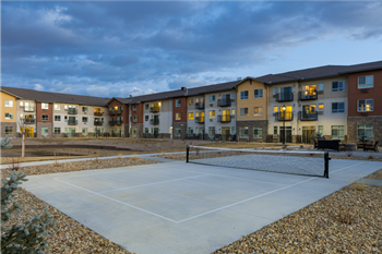 Pickleball court